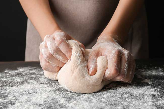 Just Knead Knead with Wet Hands