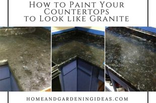 How to Paint Your Countertops to Look like Granite