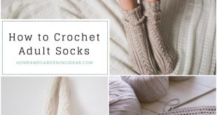 How to Crochet Adult Socks