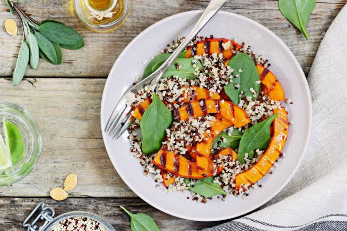 Roasted Pumpkin Quinoa Salad