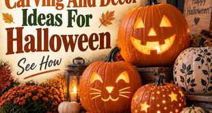 20 Pumpkins Carving And Decor Ideas For Halloween