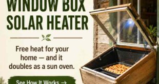 Off Grid Window Box Solar Heater Doubles As a Sun Oven!