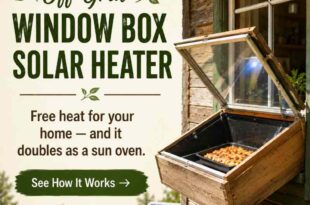Off Grid Window Box Solar Heater Doubles As a Sun Oven!