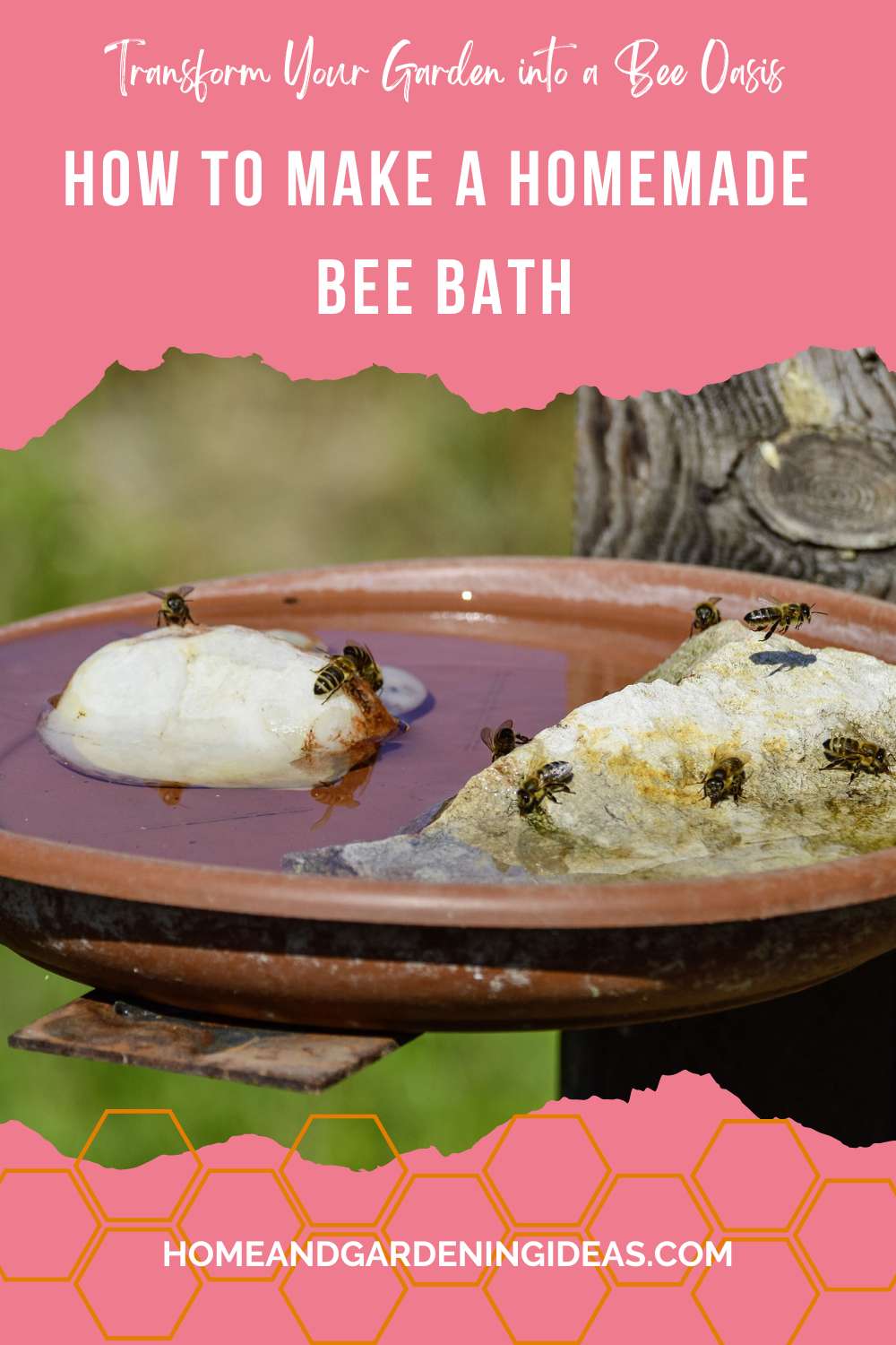 How to Make a Homemade Bee Bath