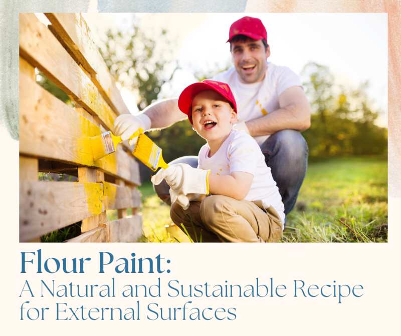 Flour Paint: A Natural and Sustainable Recipe for External Surfaces