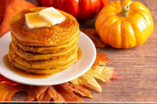 Homemade Pumpkin Spice Pancakes