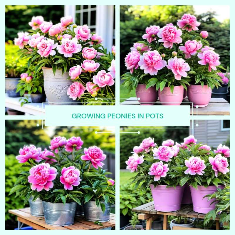 Growing Peonies in Pots