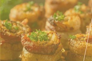 Recipe: Bacon Wrapped Stuffing Bites