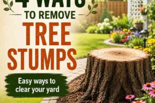 4 Ways To Remove Tree Stumps