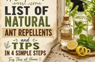 A Comprehensive List of Natural Ant Repellents and Tips in 4 Simple Steps