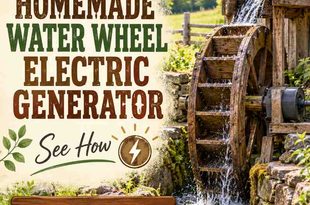 Harnessing Nature's Power: The Homemade Water Wheel Electric Generator