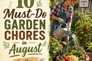 10 Must-Do Garden Chores in August