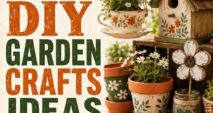 14 DIY Garden Crafts Ideas