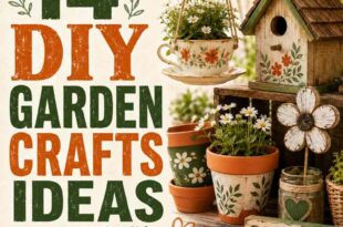 14 DIY Garden Crafts Ideas