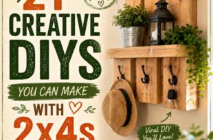 21 Creative DIYs You Can Make with 2x4's