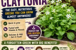 Growing edible ground covers, such as claytonia