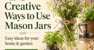 10 Creative Ways to Use Mason Jars in Your Home and Garden