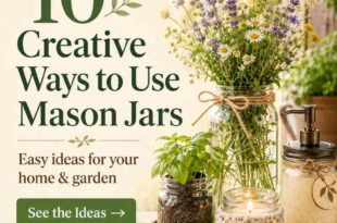 10 Creative Ways to Use Mason Jars in Your Home and Garden
