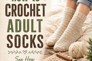 How to Crochet Adult Socks