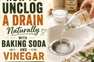 How to Unclog a Drain Naturally with Baking Soda and Vinegar