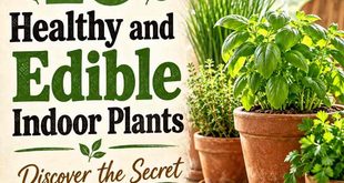 16 Healthy and Edible Indoor Plants