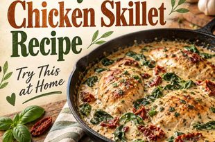 Creamy Tuscan Chicken Skillet: A One-Pan Delight