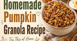Homemade Pumpkin Granola Recipe