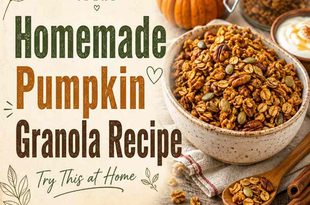 Homemade Pumpkin Granola Recipe