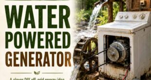 How To Convert An Old Washing Machine Into a Water Powered Generator
