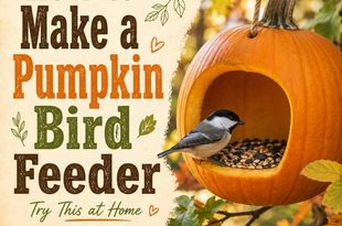 How to Make a Pumpkin Bird Feeder