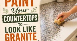 How to Paint Your Countertops to Look like Granite