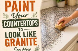 How to Paint Your Countertops to Look like Granite