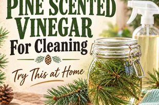 Make Your Own Pine Scented Vinegar For Cleaning