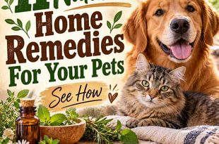 11 Natural Home Remedies For Your Pets