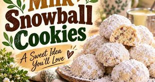 Condensed Milk Snowball Cookies