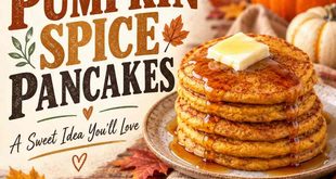 Homemade Pumpkin Spice Pancakes