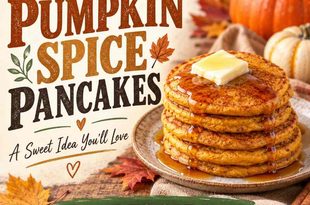 Homemade Pumpkin Spice Pancakes
