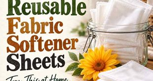 Homemade Reusable Fabric Softener Sheets