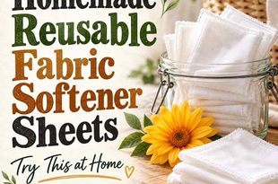 Homemade Reusable Fabric Softener Sheets