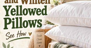 How to Wash and Whiten Yellowed Pillows