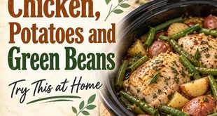 Slow Cooker Chicken, Potatoes and Green Beans