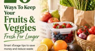 20 Ways To Keep Your Fruits and Veggies Fresh For Longer