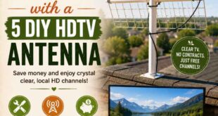 Get Free TV with a $5 DIY HDTV Antenna