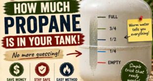 How Much Propane Is In Your Tank -Easy Test to Check Propane Level