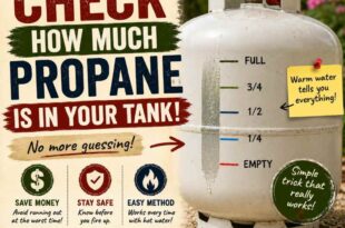 How Much Propane Is In Your Tank -Easy Test to Check Propane Level