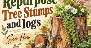 12 Ways To Repurpose Tree Stumps and logs