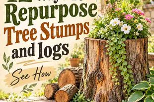 12 Ways To Repurpose Tree Stumps and logs