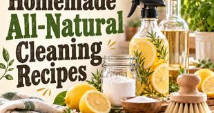23 Homemade All-Natural Cleaning Recipes