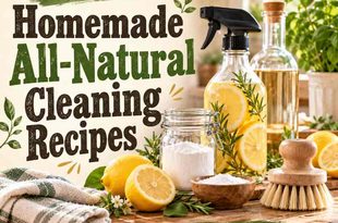 23 Homemade All-Natural Cleaning Recipes