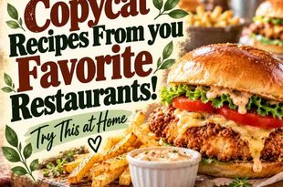 Delicious Copycat Recipes From you Favorite Restaurants!